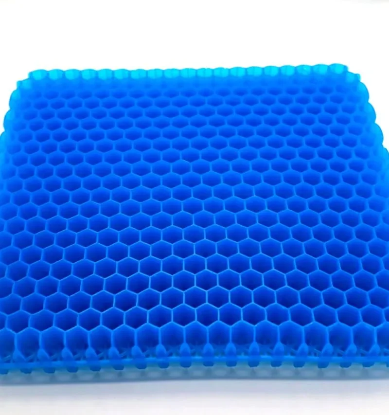 TINSIO Factory Gel Seat Cushion Breathable Honeycomb Design with Non-Slip Cover Double-Layered Thick Egg Foam for Office Chairs Car Seats & Wheelchairs