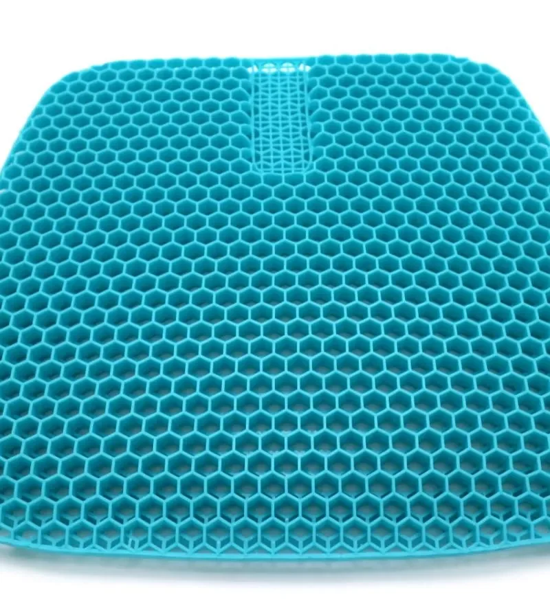 TINSIO Factory Gel Seat Cushion Breathable Honeycomb Design with Non-Slip Cover Double-Layered Thick Egg Foam for Office Chairs Car Seats & Wheelchairs