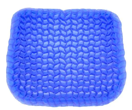 TINSIO Factory Gel Seat Cushion Breathable Honeycomb Design with Non-Slip Cover Double-Layered Thick Egg Foam for Office Chairs Car Seats & Wheelchairs
