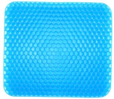 TINSIO Factory Gel Seat Cushion Breathable Honeycomb Design with Non-Slip Cover Double-Layered Thick Egg Foam for Office Chairs Car Seats & Wheelchairs