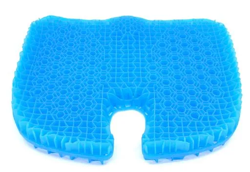 TINSIO Factory Gel Seat Cushion Breathable Honeycomb Design with Non-Slip Cover Double-Layered Thick Egg Foam for Office Chairs Car Seats & Wheelchairs