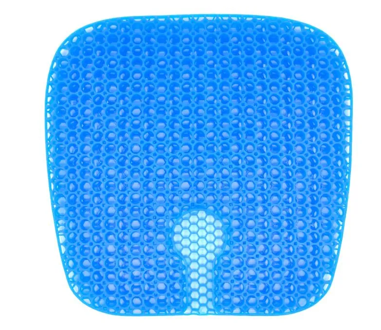 TINSIO Factory Gel Seat Cushion Breathable Honeycomb Design with Non-Slip Cover Double-Layered Thick Egg Foam for Office Chairs Car Seats & Wheelchairs