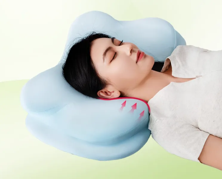 TINSIO Factory Wholesale Herbal Engineering Pillow for Cervical Protection and Sleeping Aid Side Sleeping Cervical Pillow Memory Foam Neck Protection Cloud Pillow