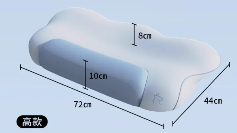 TINSIO Factory wholesale cervical pillow ergonomic sleep aid cervical pillow memory foam neck support deep sleep