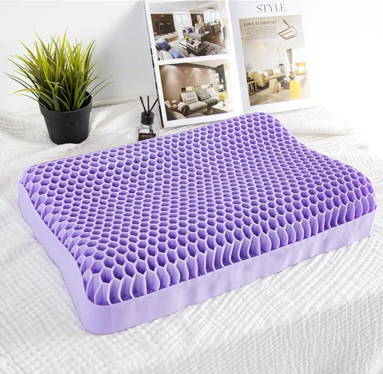 TINSIO Factory Gel Pillow - Slow Rebound Neck Pain Relief Pillow for Side Sleepers & Napping High Resilience Zero Gravity Orthopedic-Approved Ergonomic Design Breathable & Machine Washable Promotes Deep Sleep