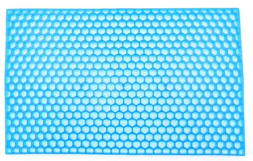 TINSIO Factory Grid-Pattern TPE Gel Sheet (Semi-Finished)-For Bonding to Memory Foam Pillows Slow Rebound & High Breathability Pressure-Relief Design Skin-Friendly & Customizable Thickness Enhances Comfort & Airflow