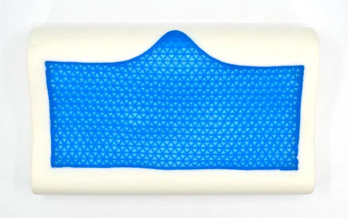 TINSIO TPE Gel-Memory Foam Pillow - Slow Rebound Neck Support Pillow with Breathable TPE Gel Layer Orthopedic-Approved Ergonomic Design for Side Sleepers & Back Sleepers Zero Pressure & High Resilience Machine Washable Cover for Deep Sleep