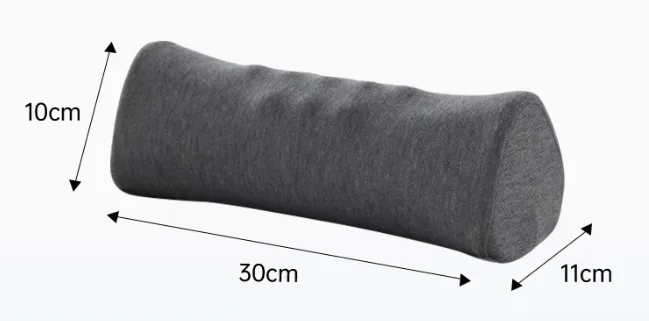 TINSIO Factory Cylindrical Cervical Pillow - Memory Foam Neck Support Pillow for Cervical Lordosis & Spinal Alignment Orthopedic Curved Design (Candy Shape)
