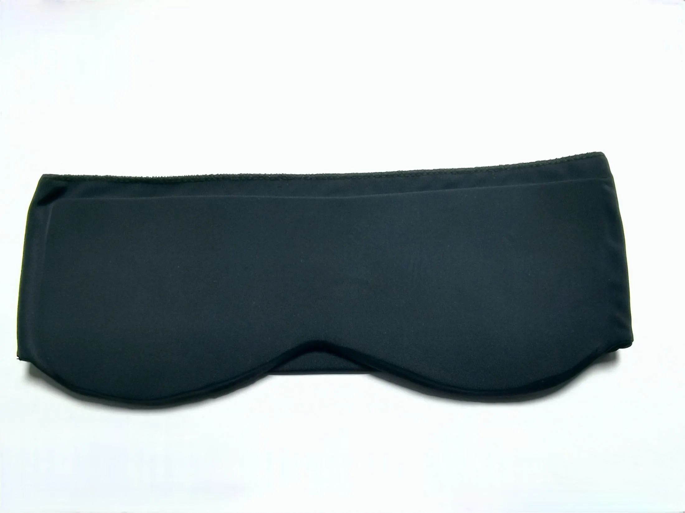 Sleep mask with cooling/heating gel pad for dry padded eyes. Cotton weighted eye mask for sleeping