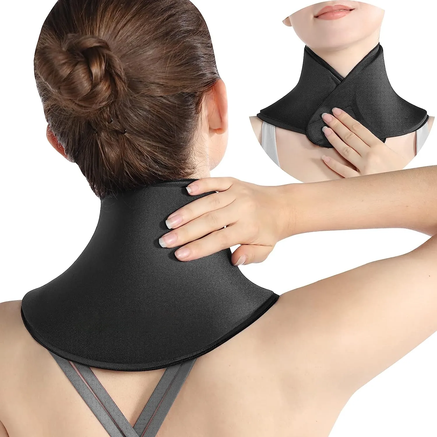 TINSIO Factory Wholesale Gel Ice Pack Wrap for Neck and Cervical Pain Relief - Reusable Cold Compress for Sports Injuries Swelling Office Pressure and Surgery Recovery